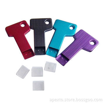 Key Shape USB Flash Drives with 1GB Up to 32GB Memory Capacity, Custom Logo Service are Welcomed